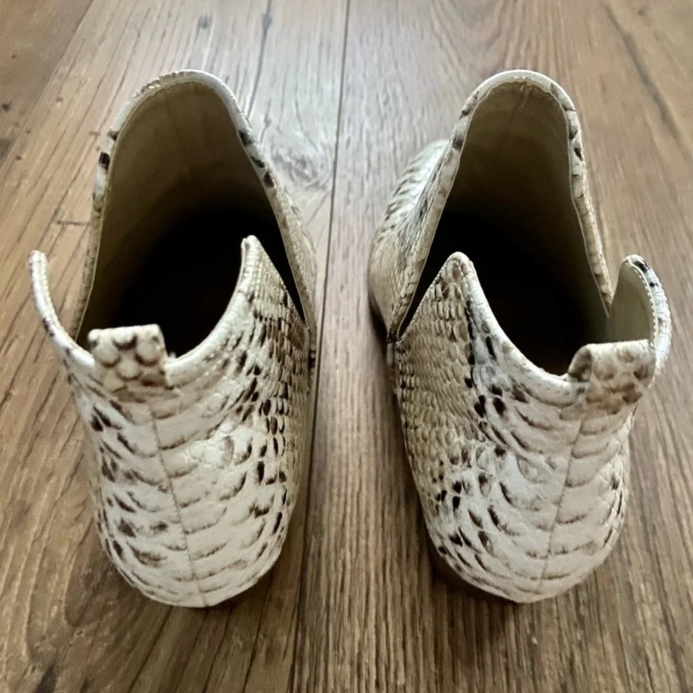 Faux Snakeskin Booties - Picture 3 of 5